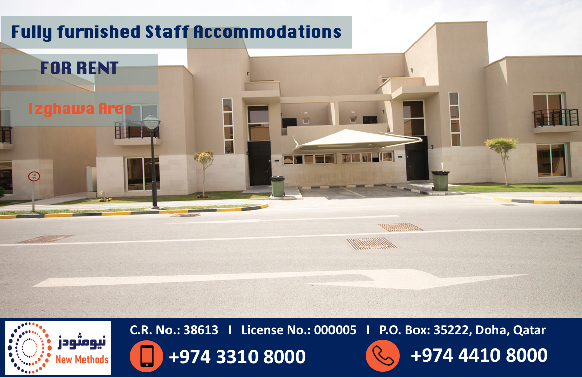 FULLY FURNISHED STAFF ACCOMMODATION AT AL GHARAFA - FOR RENT