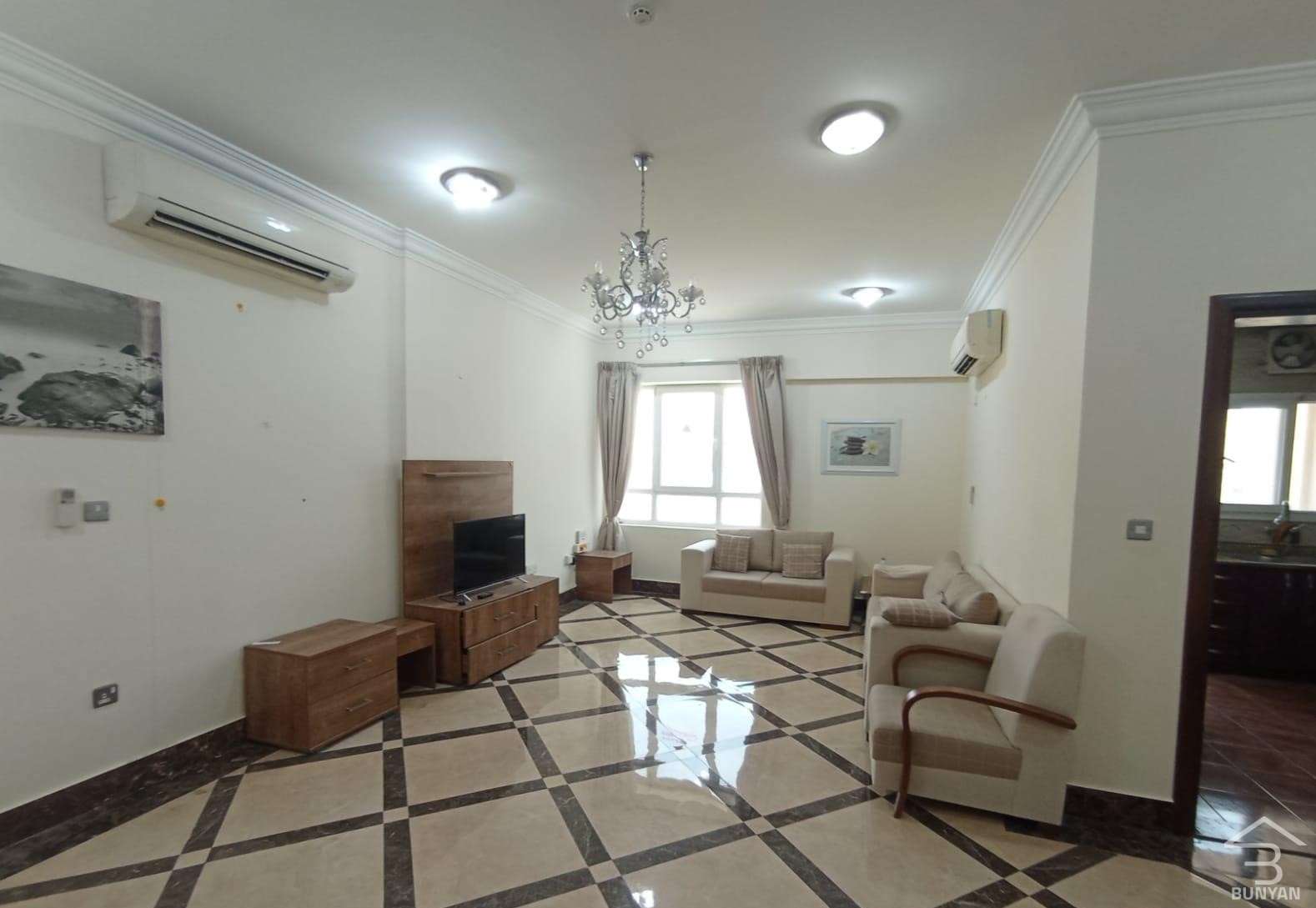 2 Bedrooms Fully Furnished Flat in Muntazah with Gym